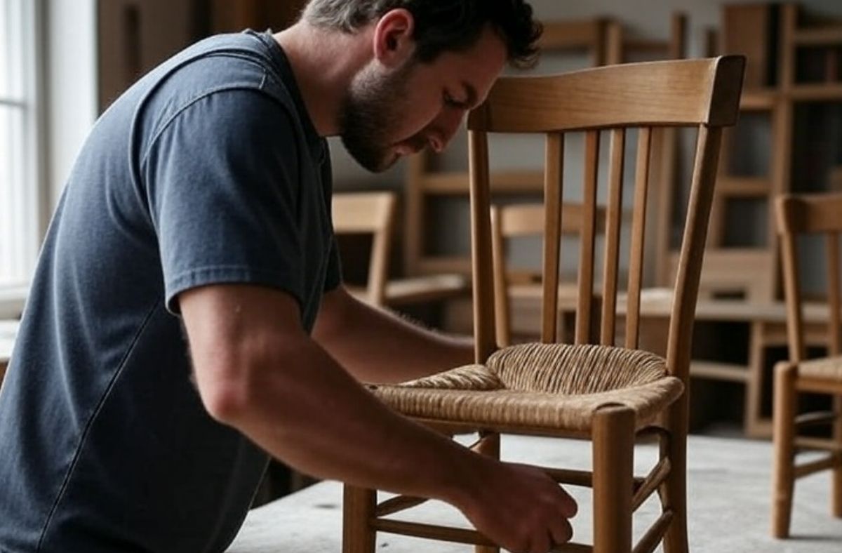 Comment rénover une chaise en paille