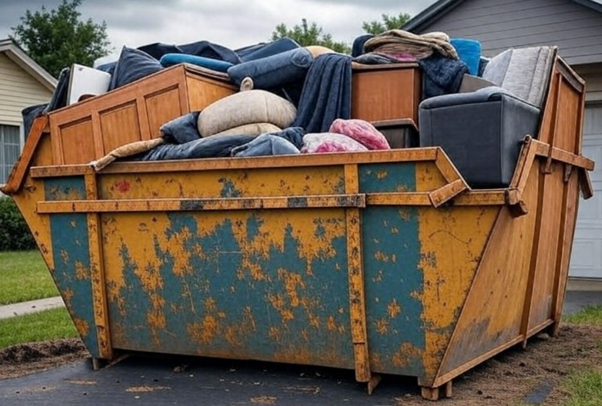 prix de la location d'une benne pour vider une maison