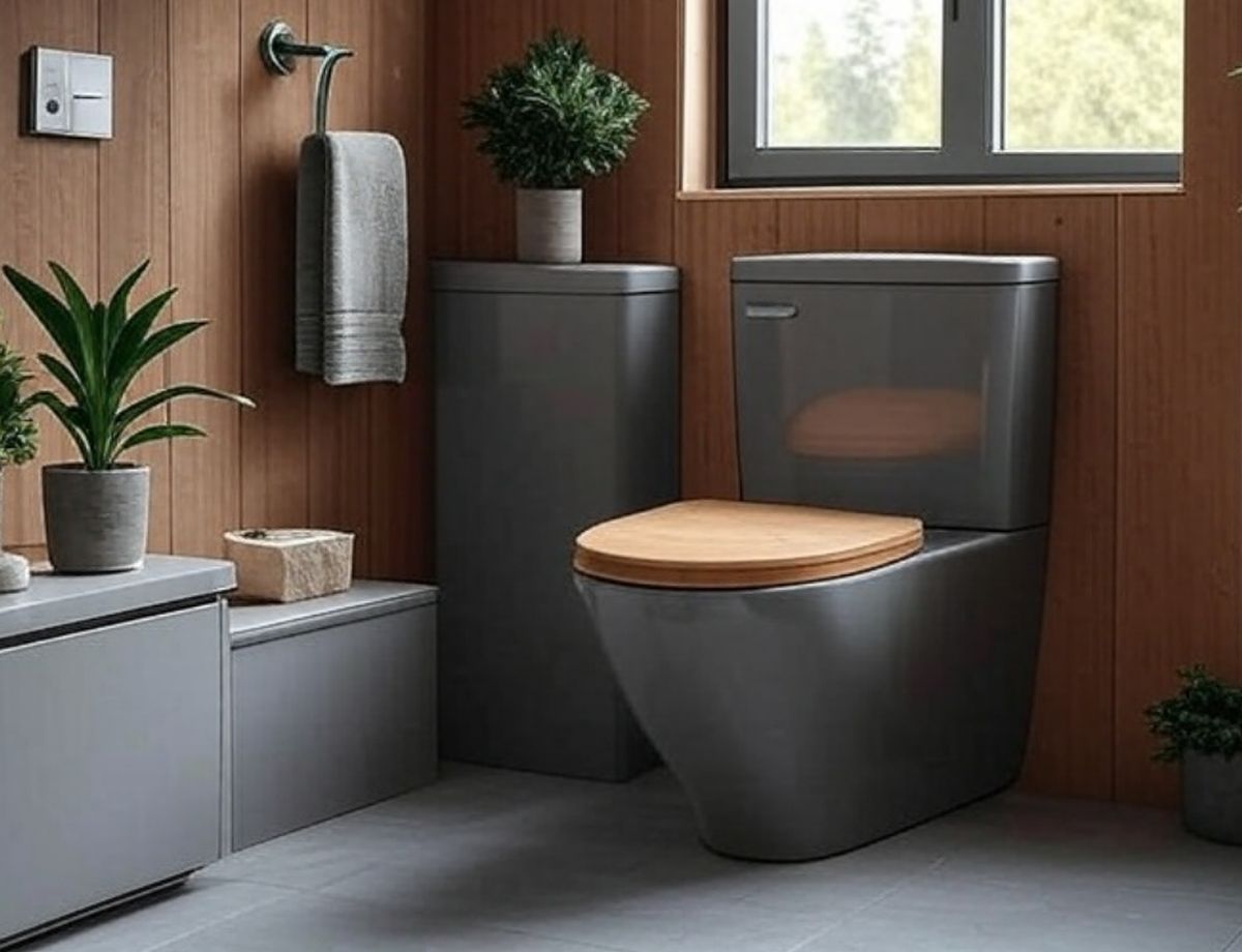 Déco wc gris et bois : idées pour transformer vos toilettes