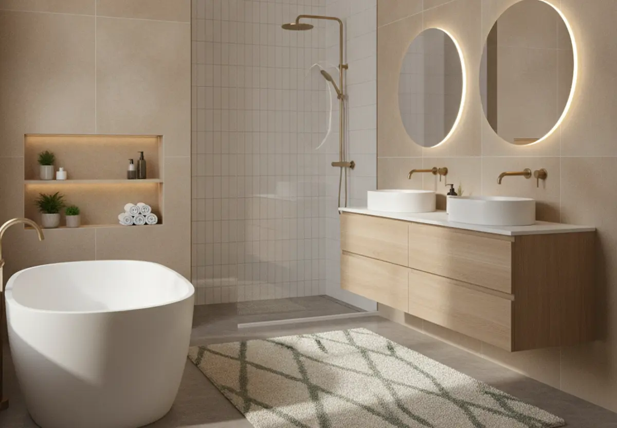 Harmoniser les couleurs d&rsquo;une salle de bain : guide pratique pour un résultat équilibré