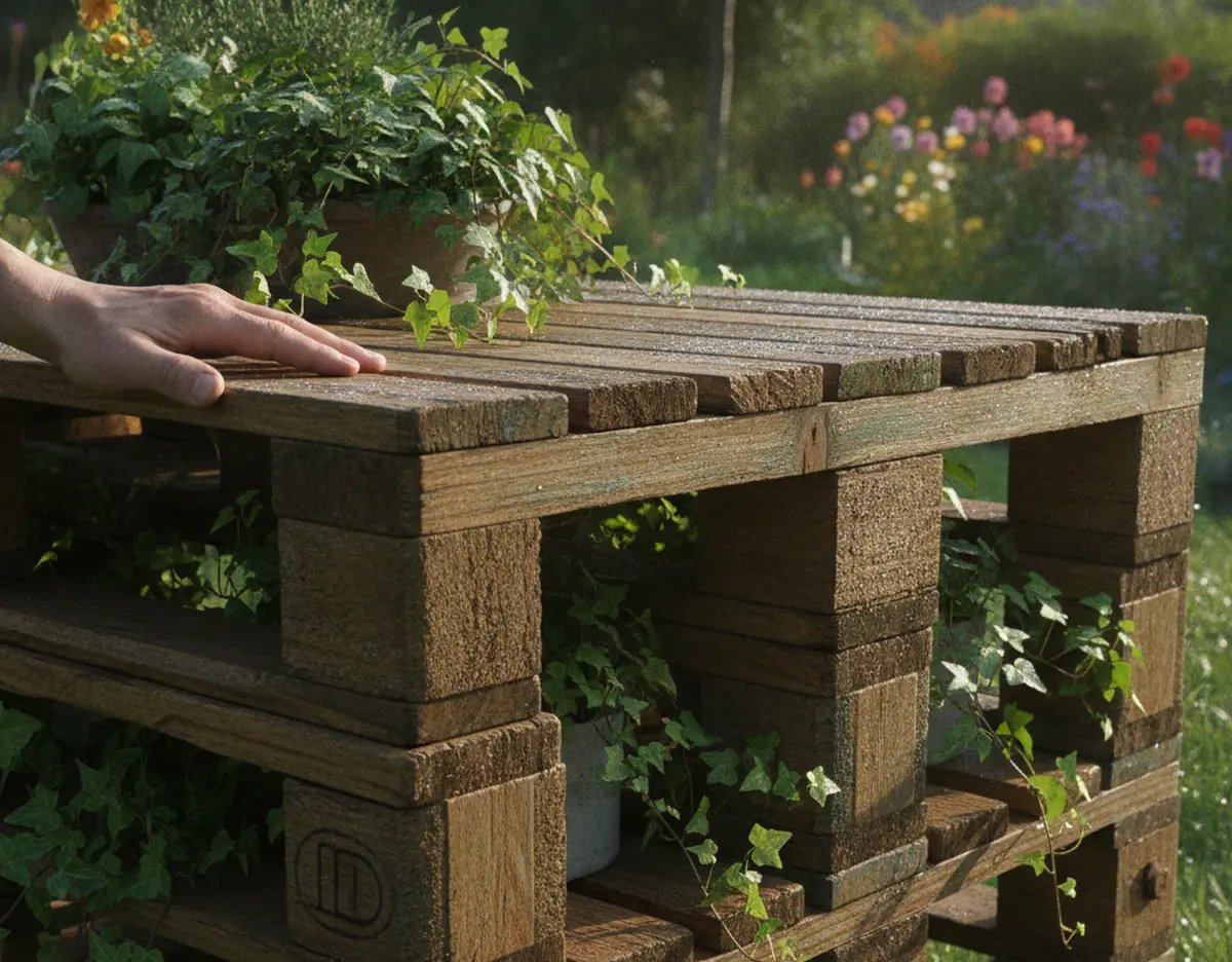 Meubles palettes jardin : créez un salon extérieur récup et tendance
